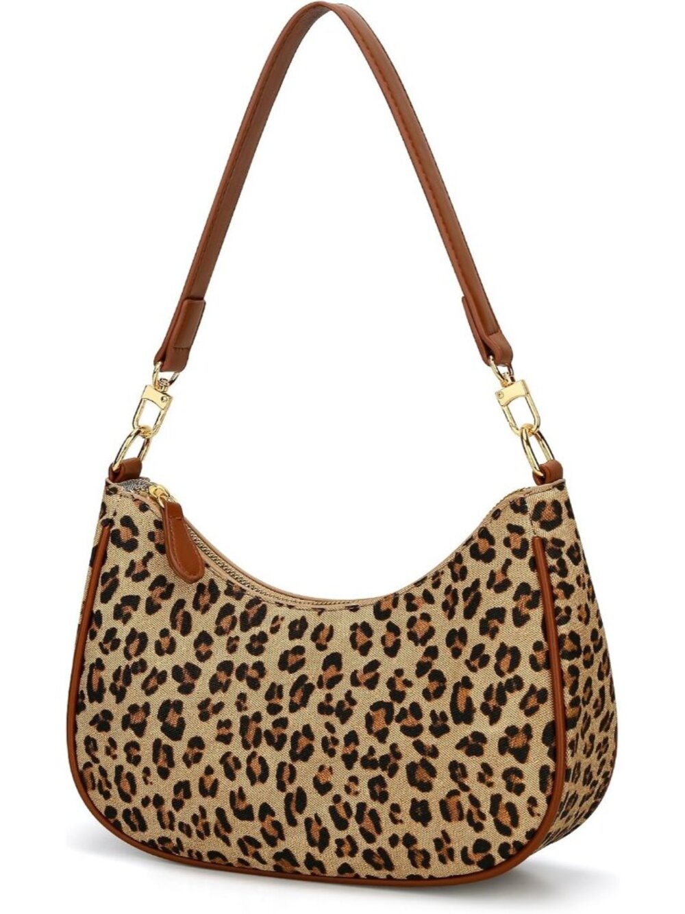 Women's Leopard Cute HandBags Retro Hobo Shoulder Clutch Underarm Purse
